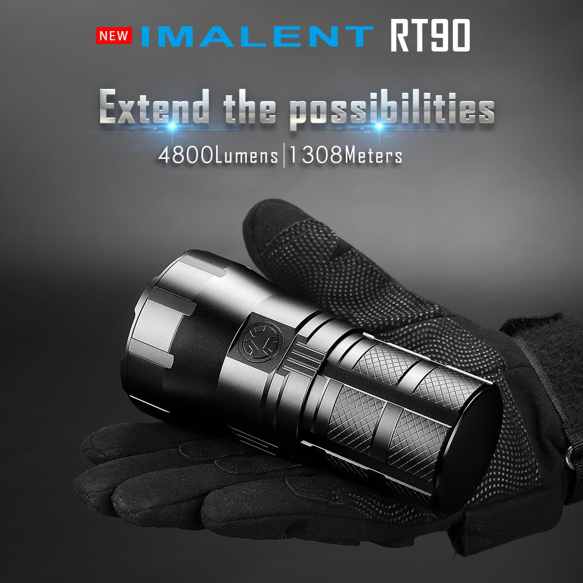 IMALENT RT90 4800 lumens flashlight IMALENT®