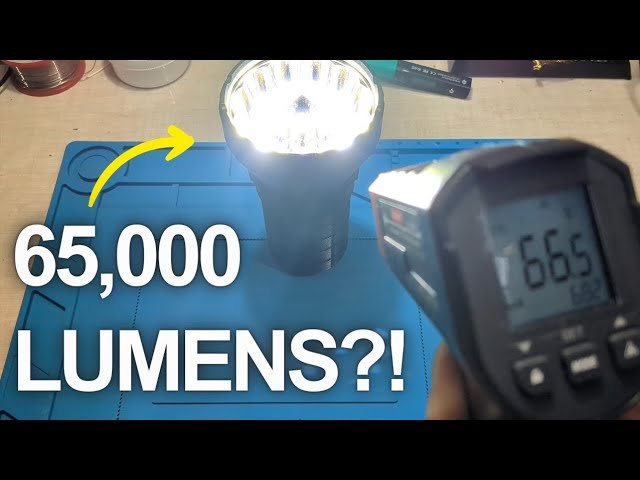 IMALENT MS18 Flashlight 100,000 Lumens and MS12 Mini 65000 Lumens Flashlight